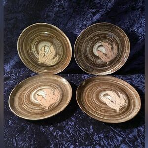 Vintage SANTA ANITA Vreni Salad Plates
set of 4 RARE